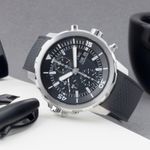 IWC Aquatimer Chronograph IW376803 (Onbekend (willekeurig serienummer)) - Zwart wijzerplaat 44mm Staal (2/8)