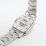 Cartier Santos Galbée 1567 (2001) - White dial 24 mm Gold/Steel case (7/8)