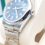 Rolex Oyster Perpetual 41 124300 (2024) - Blue dial 41 mm Steel case (7/8)