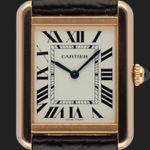 Cartier Tank Solo W5200024 (2020) - Zilver wijzerplaat 31mm Roségoud (2/8)