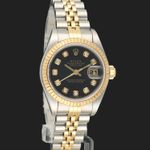 Rolex Lady-Datejust 79173 (2002) - Black dial 26 mm Gold/Steel case (4/8)