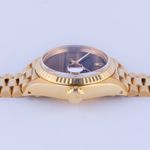 Rolex Lady-Datejust 6917 (1982) - Bruin wijzerplaat 26mm Geelgoud (6/8)