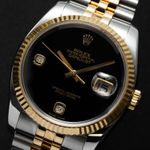 Rolex Datejust 36 116233 (2003) - Black dial 36 mm Gold/Steel case (3/7)