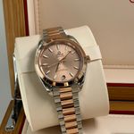 Omega Seamaster Aqua Terra 220.20.34.20.10.001 (2025) - Pink dial 34 mm Gold/Steel case (7/7)