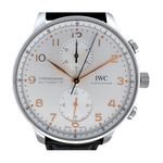 IWC Portuguese Chronograph IW371604 (2024) - Silver dial 41 mm Steel case (1/8)