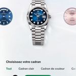 Rolex Day-Date 36 128239 (2025) - Blue dial 36 mm White Gold case (6/6)