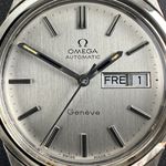 Omega Genève 166.0169 (1974) - Grijs wijzerplaat 36mm Staal (8/8)