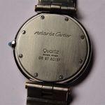 Cartier Santos 8192 (1985) - Wit wijzerplaat 33mm Goud/Staal (7/8)