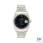 Rolex Datejust 36 16234 (1995) - Black dial 36 mm Steel case (3/8)