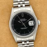 Rolex Datejust 36 16234 (1995) - Black dial 36 mm Steel case (1/8)