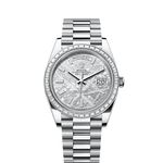 Rolex Day-Date 40 228396TBR (2025) - Zilver wijzerplaat 40mm Platina (1/1)