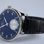 IWC Portuguese Hand-Wound IW545404 (2012) - Zwart wijzerplaat 44mm Staal (3/8)