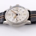 Lemania Vintage 15CHT (1960) - Zilver wijzerplaat 38mm Staal (7/8)