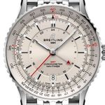 Breitling Navitimer GMT A32310171C1A1 (Unknown (random serial)) - Blue dial 41 mm Steel case (2/3)