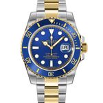 Rolex Submariner Date 116613LB (Onbekend (willekeurig serienummer)) - Blauw wijzerplaat 40mm Goud/Staal (1/8)