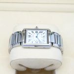 Cartier Tank WSTA0052 (2023) - White dial 34 mm Steel case (3/8)