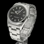 Rolex Explorer 114270 (2001) - Zwart wijzerplaat 36mm Staal (2/8)