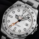 Rolex Explorer II 216570 (2013) - Wit wijzerplaat 42mm Staal (3/8)