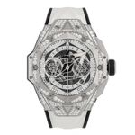 Hublot Big Bang Sang Bleu 418.NX.2001.RX.1604.MXM20 (Onbekend (willekeurig serienummer)) - Transparant wijzerplaat 45mm Titanium (1/6)