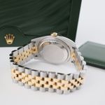 Rolex Datejust 36 116233 (2012) - Beige dial 36 mm Gold/Steel case (8/8)