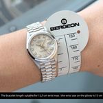 Rolex Lady-Datejust 69166 (1989) - Zilver wijzerplaat 26mm Platina (2/8)