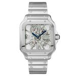 Cartier Santos WHSA0015 (2024) - Transparant wijzerplaat 40mm Staal (1/1)