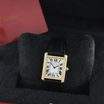 Cartier Tank Solo W5200002 (2014) - Silver dial 31 mm Yellow Gold case (7/7)