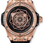 Hublot Big Bang Sang Bleu 465.OS.1118.VR.1204.MXM17 (2019) - Grijs wijzerplaat 39mm Roségoud (1/1)