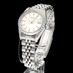 Rolex Oyster Perpetual Lady Date 69240 (1984) - Zilver wijzerplaat 26mm Staal (2/8)