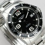 Longines HydroConquest L3.641.4.56.6 (Unknown (random serial)) - Black dial 39 mm Steel case (3/8)