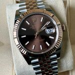Rolex Datejust 41 126331 (2019) - Brown dial 41 mm Steel case (1/7)