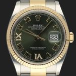 Rolex Datejust 36 126233 (2019) - 36mm Goud/Staal (2/8)