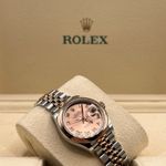 Rolex Lady-Datejust 279161 (2022) - Pink dial 28 mm Steel case (5/6)