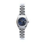 Rolex Lady-Datejust 69174 (Onbekend (willekeurig serienummer)) - Blauw wijzerplaat 26mm Staal (1/8)