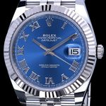 Rolex Datejust 41 126334 (2022) - Blue dial 41 mm Steel case (1/8)