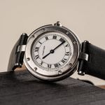 Cartier Santos 8192 (Unknown (random serial)) - Black dial 33 mm Steel case (4/8)