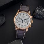 Longines Master Collection L2.669.8.78.3 (Onbekend (willekeurig serienummer)) - Zilver wijzerplaat 39mm Roodgoud (1/8)