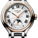 Longines PrimaLuna L8.126.5.71.2 (2026) - Silver dial 34 mm Gold/Steel case (1/1)