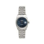 Rolex Datejust 36 16014 (Onbekend (willekeurig serienummer)) - Blauw wijzerplaat 36mm Staal (1/6)