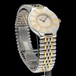 Cartier 21 Must de Cartier W10051F4 (1991) - Silver dial 28 mm Gold/Steel case (6/8)