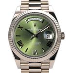 Rolex Day-Date 40 228239 (2022) - Green dial 40 mm White Gold case (1/8)