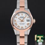Rolex Lady-Datejust 279161 (2018) - White dial 28 mm Gold/Steel case (1/8)