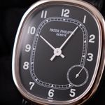 Patek Philippe Golden Ellipse 5738/1R-001 (Onbekend (willekeurig serienummer)) - Zwart wijzerplaat 35mm Roségoud (2/8)