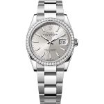 Rolex Datejust 36 126284RBR (2025) - Zilver wijzerplaat 36mm Staal (1/1)