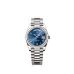 Rolex Day-Date 40 228349RBR (2025) - Blue dial 40 mm White Gold case (1/1)