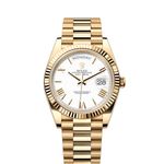 Rolex Day-Date 40 228238 (2023) - White dial 40 mm Yellow Gold case (1/8)