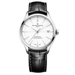 Baume & Mercier Clifton M0A10518 (2023) - Wit wijzerplaat 40mm Staal (3/3)