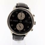 IWC Portuguese Chronograph IW371404 (2019) - Black dial 41 mm Steel case (1/6)