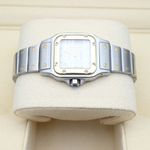 Cartier Santos Galbée 2423 (Unknown (random serial)) - White dial 24 mm Gold/Steel case (4/7)