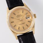 Rolex Datejust 36 16018 (1980) - Champagne dial 36 mm Yellow Gold case (2/8)